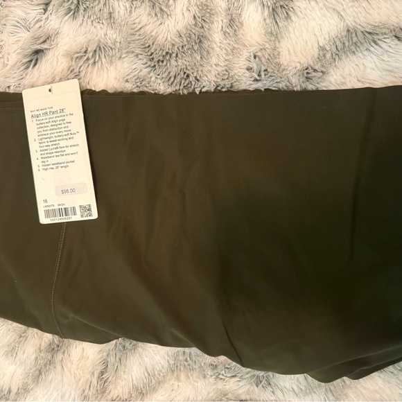 lululemon athletica align Dark Olive Green Leggings 28” - Picture 7 of 12
